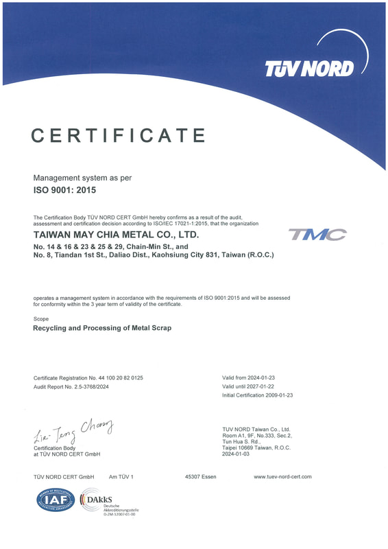ISO 9001:2015(TUV NORD)